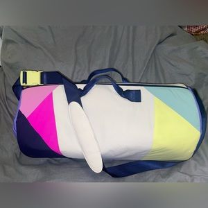 All in Motion from Target Color Block Duffle / Gym Bag NWT